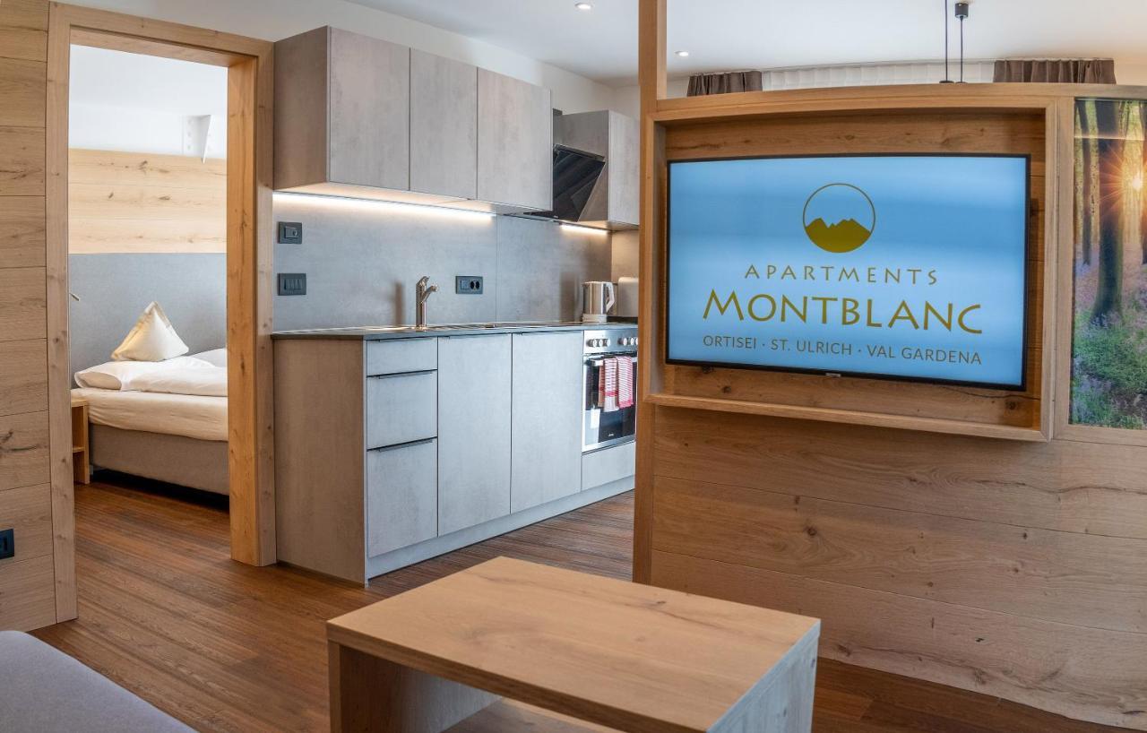 Apartments Montblanc Seceda Urtijëi Dış mekan fotoğraf